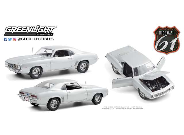 1969 Chevrolet Camaro ZL1 クーペ スコッツデール 2012 ロット#5010 シルバー/HIGHWAY61 1/18ミニカー