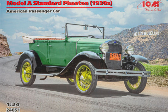 Model A Standard Phaeton 1930s American Passenger Car 組み立てプラモキット模型 カーモデル /ICM 1/24