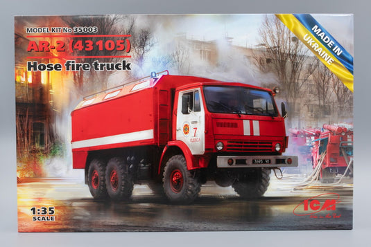 AR-2 ホース消防車 (Kamaz-4310シャーシ) モデルキット/ ICM 1/35 模型
