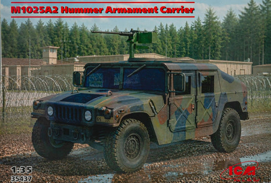 M1025A2 Hummer Armament Carrier ハマー武装運搬車 組み立てプラモキット模型 ミリタリー /ICM 1/35