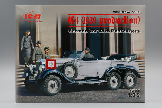 Mercedes Benz G4 (1939年生産) ドイツ乗用車 (乗客付き) モデルキット/ ICM 1/35 模型