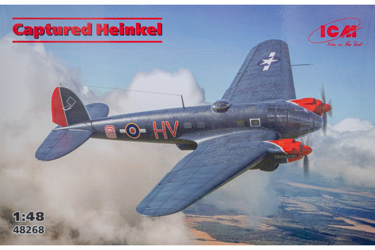 Captured Heinkel モデルキット/ ICM 1/48 模型