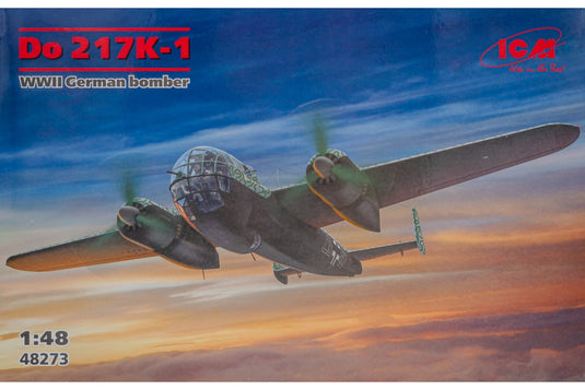 Do 217 K-1 WW II German Bomber モデルキット/ ICM 1/48 模型
