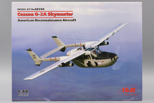 Cessna O-2A Skymaster アメリカ偵察機 組み立てプラモキット模型 戦闘機 /ICM 1/48