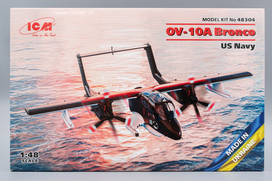 OV-10A Bronco ブロンコ US Navy アメリカ海軍 組み立てプラモキット模型 戦闘機 /ICM 1/48