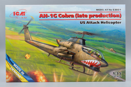 US 攻撃ヘリコプター AH-1G コブラ (後期生産型) モデルキット/ ICM 1/35 模型