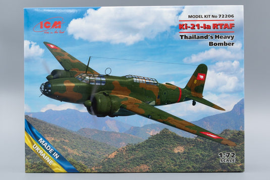 三菱 Ki-21-Ia RTAF タイ重爆撃機 モデルキット/ ICM 1/72 模型