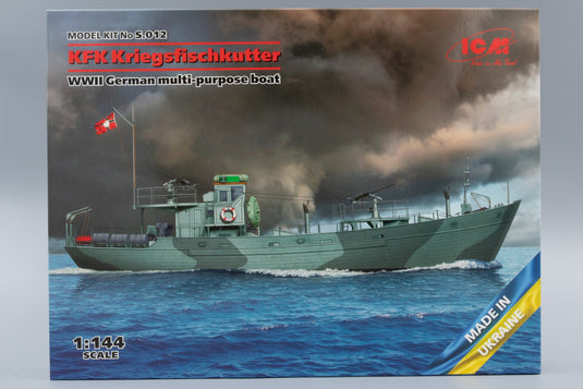 KFK Kriegsfischkutter WWII German multi-purpose boat 組み立てプラモキット模型 艦船 /ICM 1/144