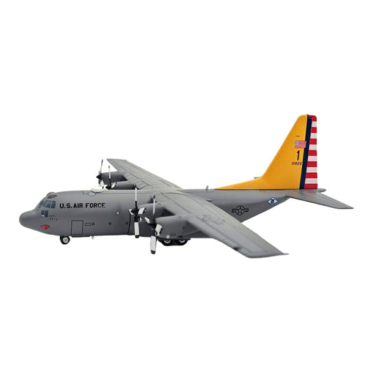 アメリカ空軍 US Air Force ロッキード C-130H ハーキュリーズ Lockheed C-130H Hercules 81-0629 / Inflight 200 1/200 飛行機模型 ミリタリー