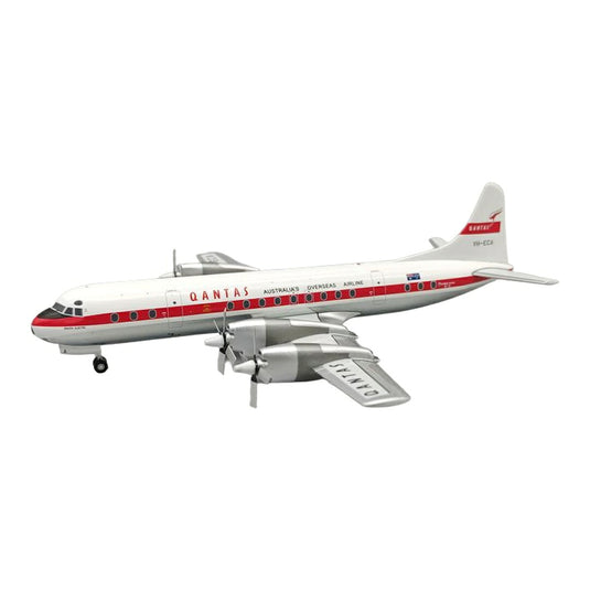 カンタス航空 Qantas ロッキード L-188 VH-ECA / Inflight 200 1/200 飛行機模型 旅客機