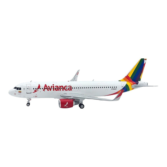 アビアンカ航空 Avianca エアバス A320 N724AV レインボー塗装 / Inflight 200 1/200 飛行機模型 旅客機