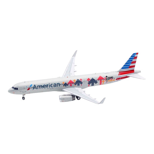 アメリカン航空 American Airlines エアバス A321-231 N162AA Stand Up To Cancer 特別塗装 / Inflight 200 1/200 飛行機模型 旅客機