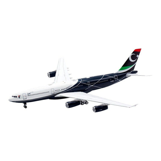 リビア Libyan エアバス A340-200 5A-ONE / Inflight 200 1/200 飛行機模型 旅客機