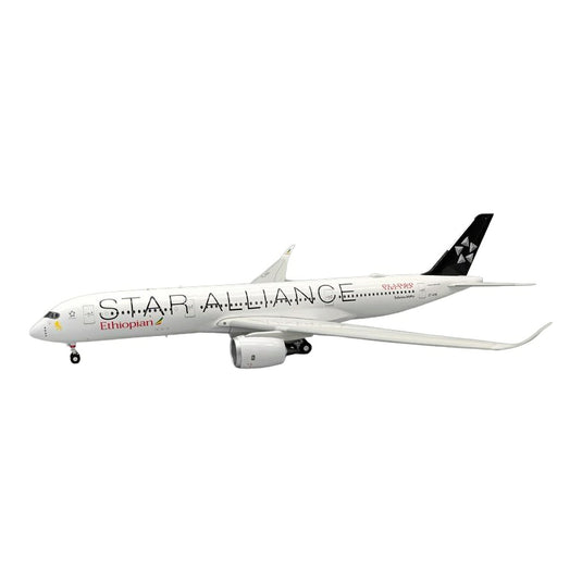 エチオピア航空 Ethiopian Airlines エアバス A350-941 ET-AYN スターアライアンス塗装 / Inflight 200 1/200 飛行機模型 旅客機