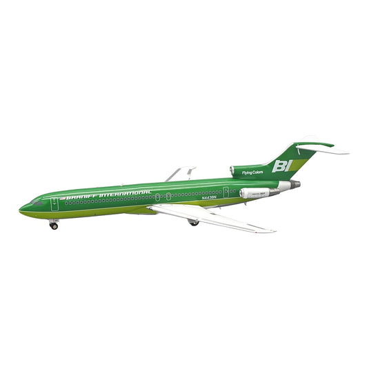 ブラニフ航空 Braniff International Airways ボーイング 727-227/Adv / Inflight 200 1/200 飛行機模型 旅客機