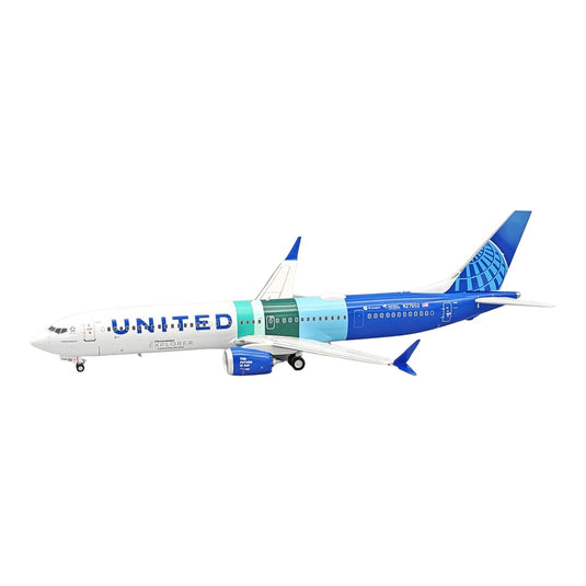ユナイテッド航空 United Airlines ボーイング 737-10 MAX / Inflight 200 1/200 飛行機模型 旅客機