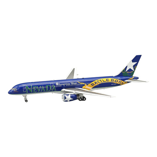 アメリカ・ウエスト航空 America West Airlines ボーイング 757-225 N915AW 「ネバダ / BATTLE BORN」特別塗装 / Inflight 200 1/200 飛行機模型 旅客機