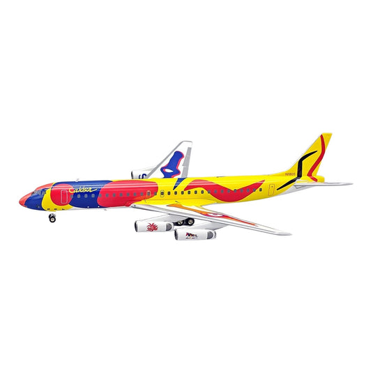 ブラニフ・インターナショナル Braniff International Airways マクドネル・ダグラス DC-8-62 N1805 「Calder」特別塗装 / Inflight 200 1/200 飛行機模型 旅客機