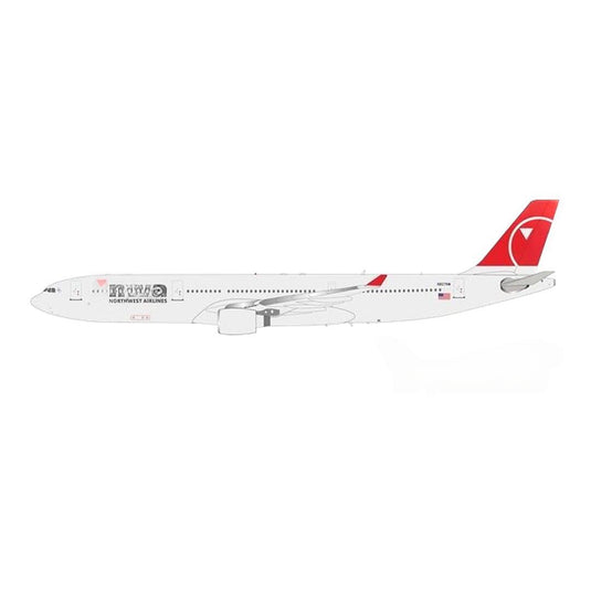 ノースウエスト航空 Northwest Airlines エアバス A330-323 N807NW / Inflight 200 1/200 飛行機模型 旅客機