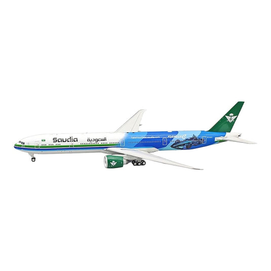 サウジ・アラビア航空 Saudi Arabian Airlines ボーイング 777-300ER HZ-AK43 フォーミュラE特別塗装 / Inflight 200 1/200 飛行機模型 旅客機