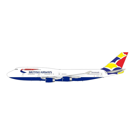 ブリティッシュ・エアウェイズ British Airways ボーイング 747-400 G-CIVU デンマーク テイル / Inflight 200 1/200 飛行機模型 旅客機