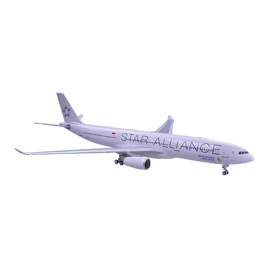シンガポール航空 Singapore Airlines エアバス A330-343 スターアライアンス塗装 9V-STU / Inflight 200 1/200 飛行機模型 旅客機