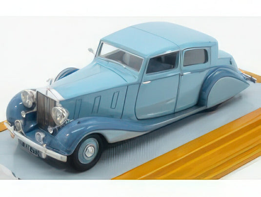 ROLLS ROYCE - PIII 3CP200 SEDANCA DE VILLE HOOPER 1938 - 2 TONE BLUE/ILARIO 1/43ミニカー 99台限定