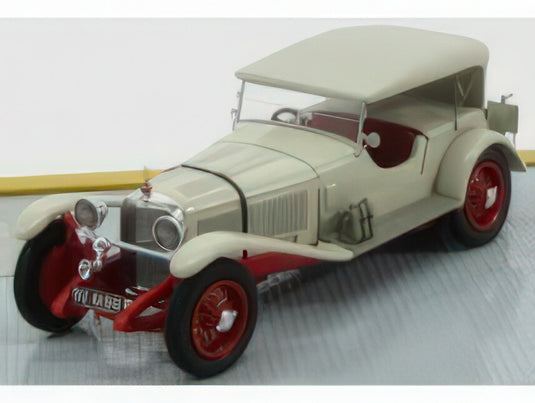 MERCEDES BENZ - MB 680S SPORT/4 CABRIOLET CLOSED SINDELFINGEN 1927 - BEIGE RED/ILARIO 1/43ミニカー 135台限定