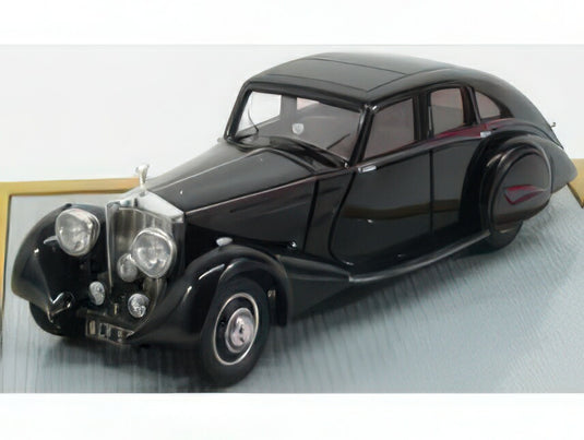 ROLLS ROYCE - PHANTOM II CONTINENTAL PARK WARD STREAMLINE SALOON sn86SK  1934 - BLACK/ILARIO 1/43ミニカー 180台限定