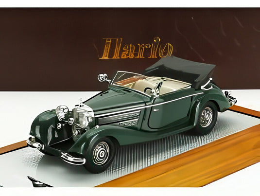 MERCEDES BENZ 540K sn154156 ジンデルフィンゲン カブリオレ A オープン 1936 グリーンブラック/ ILARIO 1/43 ミニカー