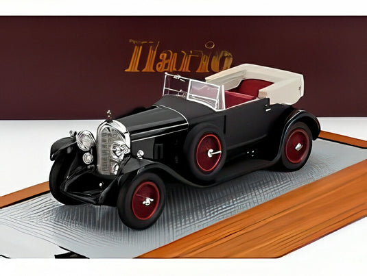 MERCEDES BENZ 630K スポーツツアラー ハリントンカブリオレ 1927 ブラック/ ILARIO 1/43 ミニカー