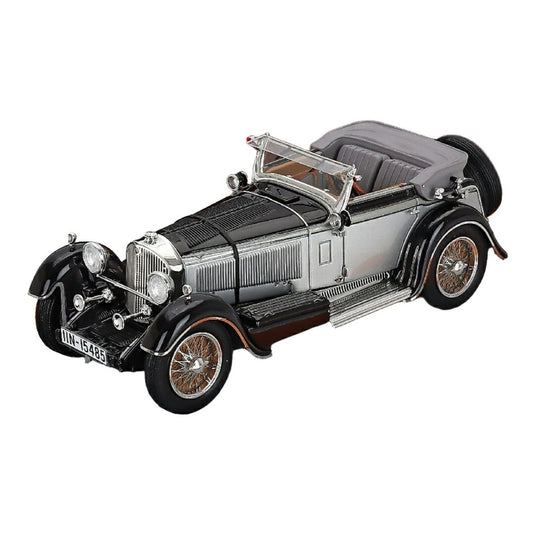 Mercedes Benzメルセデスベンツ 720SS sn35340 Karosserie Papler スポーツカブリオレ 1932 シルバー ブラック 限定生産 / ILARIO 1/43 ミニカー