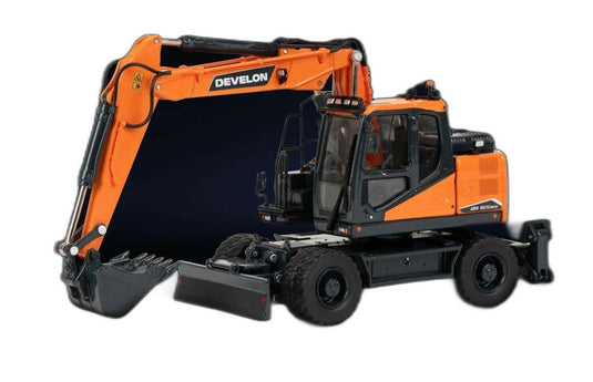 Develon DX165WR ホイール式掘削機 16 1014/ IMC 1/50  建設機械模型 ミニカー
