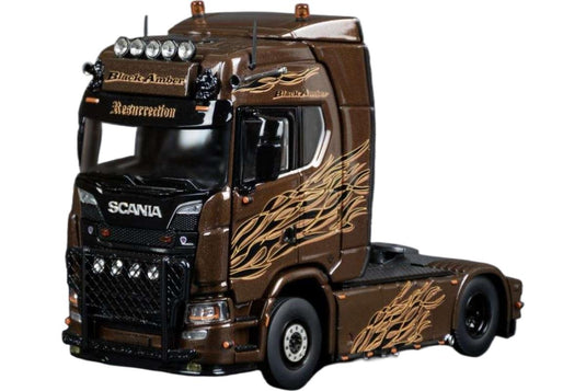 スカニア ネクストジェネレーション S HD 4x2 ブラックアンバートラック / IMC 1/50 建設機械模型 工事車両