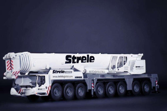 Strele Logistics Liebherr LTM 1450-8.1モバイルクレーン /IMC 1/87建設機械模型