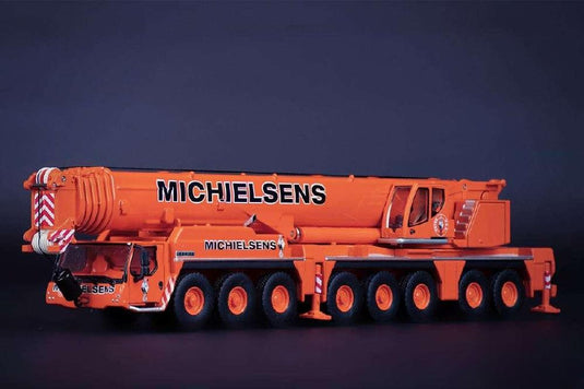 Michielsens Liebherr LTM1450-8.1 mobile craneモバイルクレーン /IMC 1/87建設機械模型