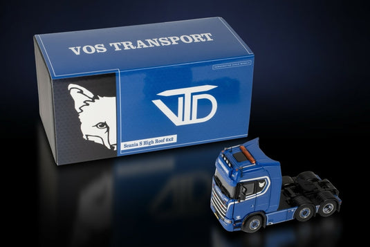 【予約】2025年発売予定 VOS TRANSPORT?SCANIA S ハイルーフ 6x2 トラック / IMC 1/50 建設機械模型 工事車両