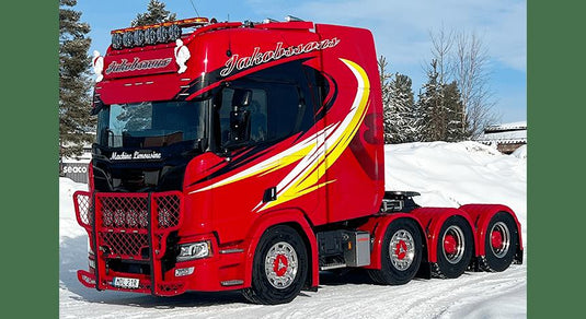 【予約】2025年発売予定 JAKOBSSONS?SCANIA 8x4 トラック / IMC 1/50 建設機械模型 工事車両