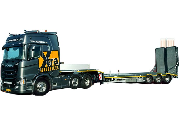 【予約】12月以降発売予定 XTRA MATERIAAL SCANIA Rシリーズ 6x2 + MCOS トラクタ / IMC 1/50 建設機械模型 工事車両