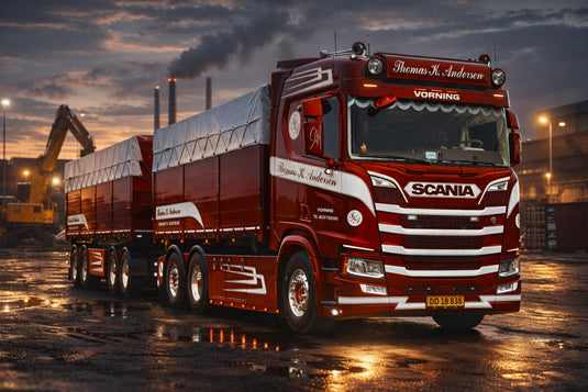 【予約】2026年発売予定 Scaniaスカニア R Bulk コンビネーション Thomas K. Andersen / IMC Models 1/50 建設機械 模型
