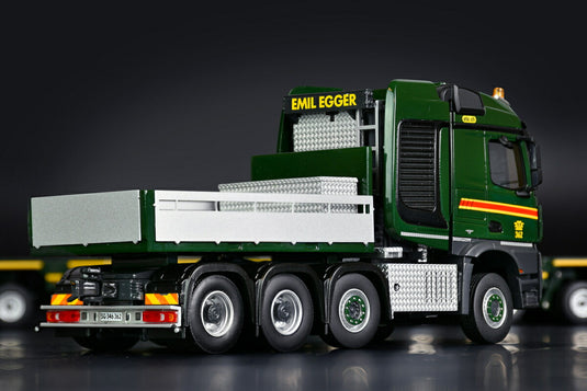 【予約】2026年発売予定 Mercedes-Benzメルセデスベンツ Arocs 8x4+ 2x6 Module Emil Egger AG / IMC Models 1/50 建設機械 模型