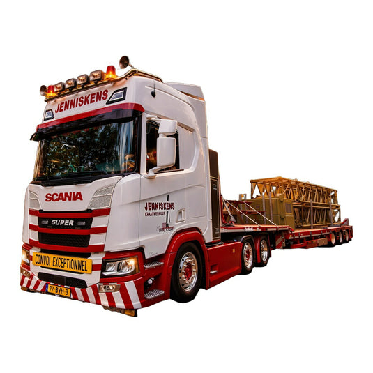 【予約】2026年発売予定 Scaniaスカニア R 6x2 + KNT MCOS 3Axle Jenniskens / IMC Models 1/50 建設機械 模型