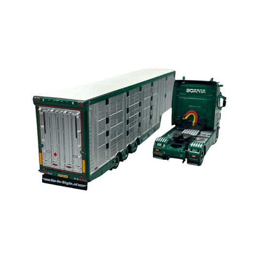 J.A. de Haan Scania R 580 V8 4x2 livestock トラック / IMC 1/50 建設機械模型 工事車両