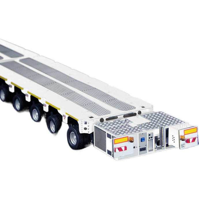 【予約】2025年発売予定 WHITE シリーズ K25 + ドローバー 2X6軸 トレーラー / IMC 1/50 建設機械模型 工事車両