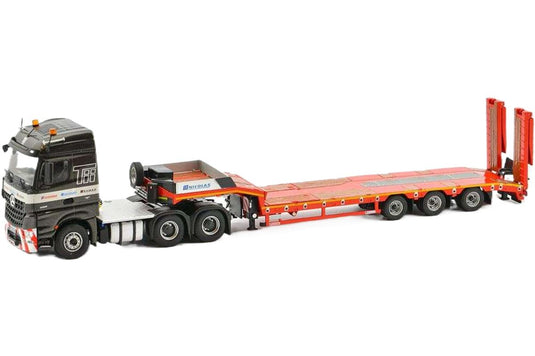TLL Group Mercedes Benz Actros 6x4 Nicolas Euroflex セミトレーラー トレーラー / IMC 1/50 建設機械模型 工事車両