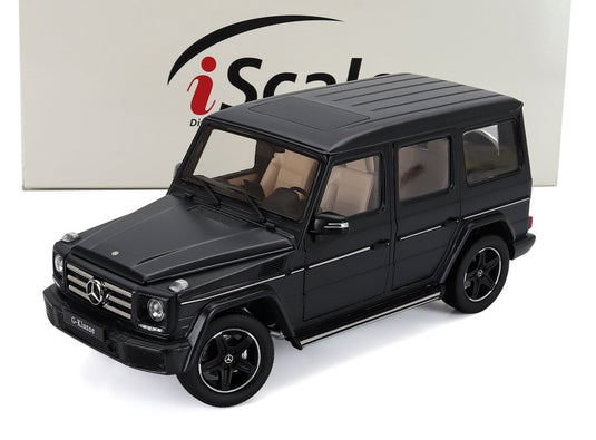 Mercedesメルセデス G-Klasse Gクラス W463 Designoデジーノ 2015 マットブラック 限定500台 / I-Scale 1/18 ミニカー