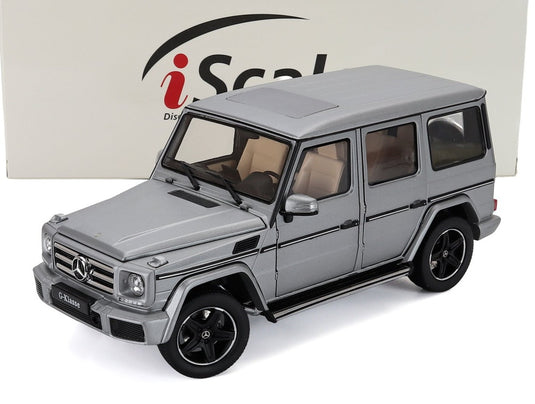 Mercedesメルセデス G KlasseGクラス W463 Designoデジーノ 2015 マットシルバー 限定500台 / iScale 1/18 ミニカー