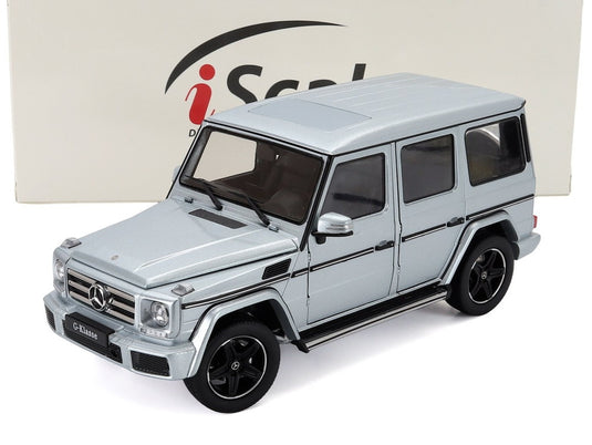 Mercedesメルセデス G-Klasse Gクラス W463 2015 シルバー 限定500台 / I-Scale 1/18 ミニカー