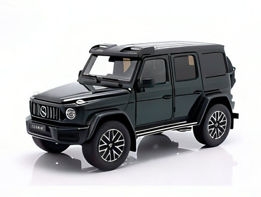 MERCEDES BENZ Gクラス G63 AMG V8 BITURBO 4x4 W463 2022 グリーンメタリック/ I-Scale 1/18 ミニカー