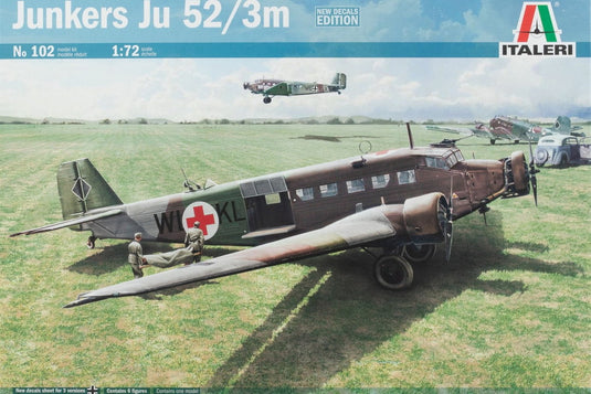 ユンカース Ju 52/3m モデルキット/ ITALERI 1/72  模型 プラモデル
